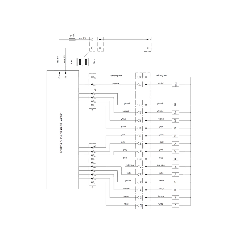 Rozdzielacz hydrauliczny 7 sekcyjny 60 l/min CETOP 03 NG6 12V + panel 911734 Box Oil-P140-7